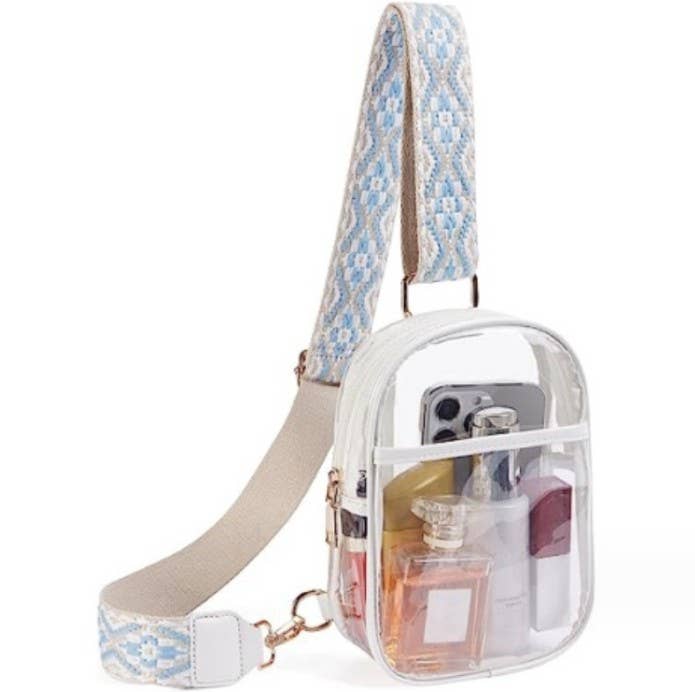 CLEAR SLING CROSSBODY STADIUM BAG | 40P514