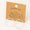 Circle Layered Cutout Earrings