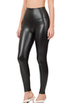 High Rise Faux Leather Leggings