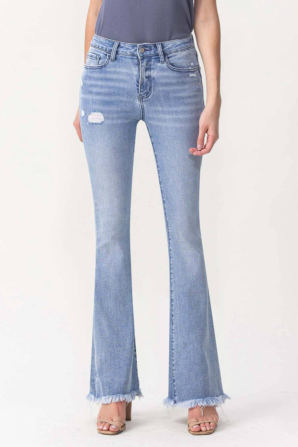 LOVERVET HIGH RISE FLARE JEAN LV1041