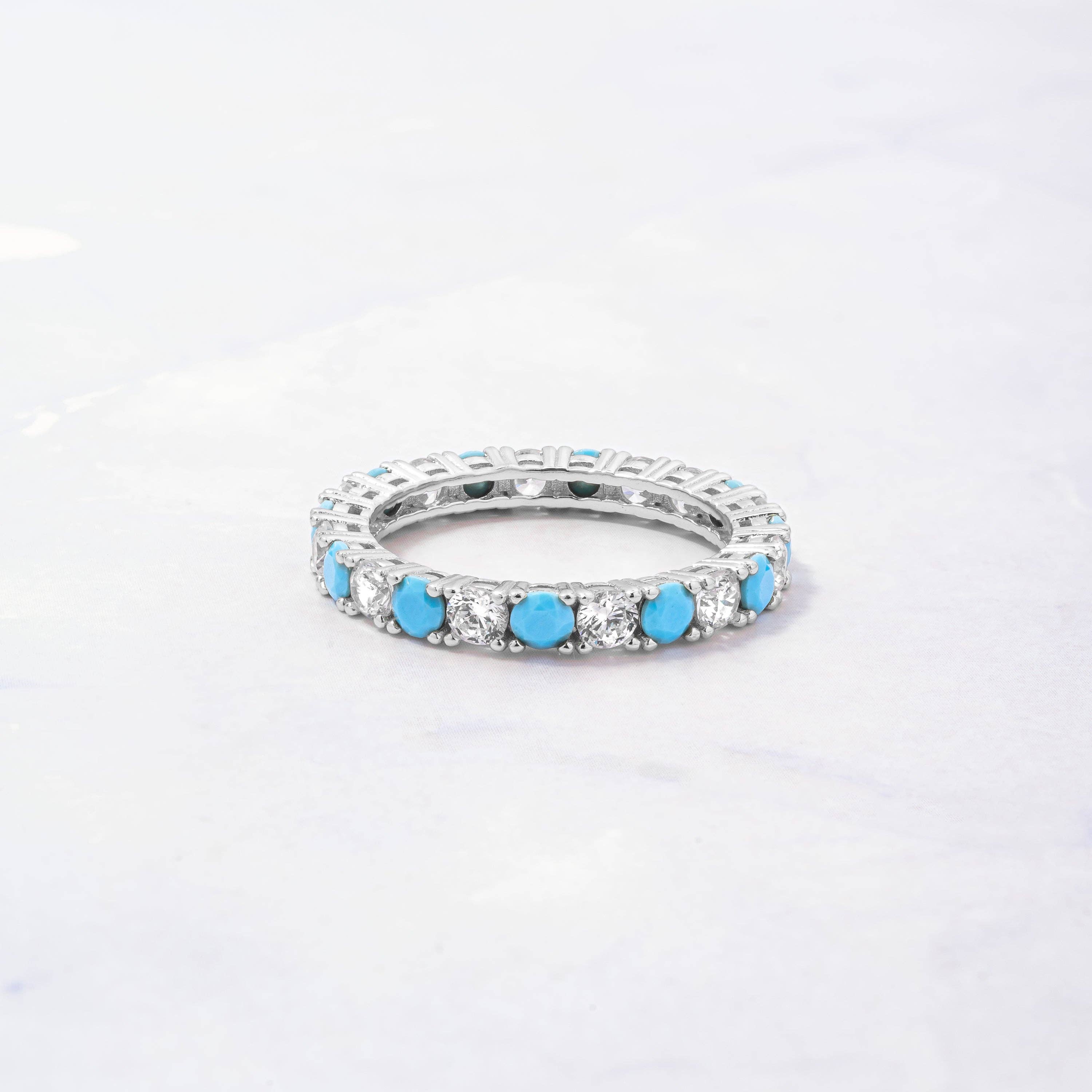 Studded Turquoise Ring