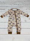 Infant Romper Duck Printed Zipper