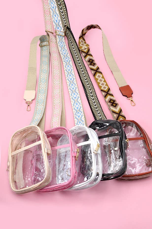 CLEAR SLING CROSSBODY STADIUM BAG | 40P514