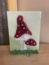 Hand Made Glass Art Bead & Mushroom