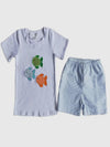 Fish Shirt and Short Set for Boys