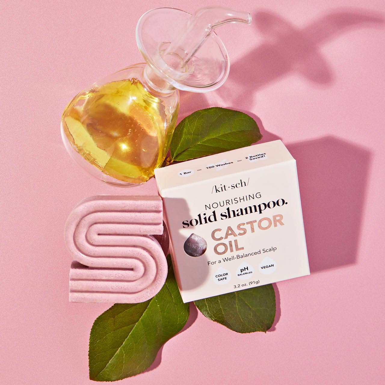 Kit-sch Castor Oil Nourishing Shampoo Bar