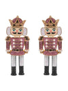 Pink Acrylic Nutcracker 2.25" Drop Earring