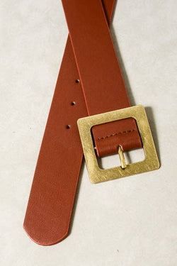 CLASSIC OVERSIZED SQUARE BUCKLE BELTS