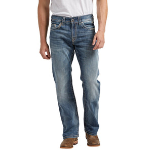 Silver Jeans Co. Men's Zac Relaxed Fit Straight Jeans LD191