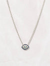 Sapphire Evil Eye Necklace