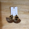 Leopard Fringe Earrings