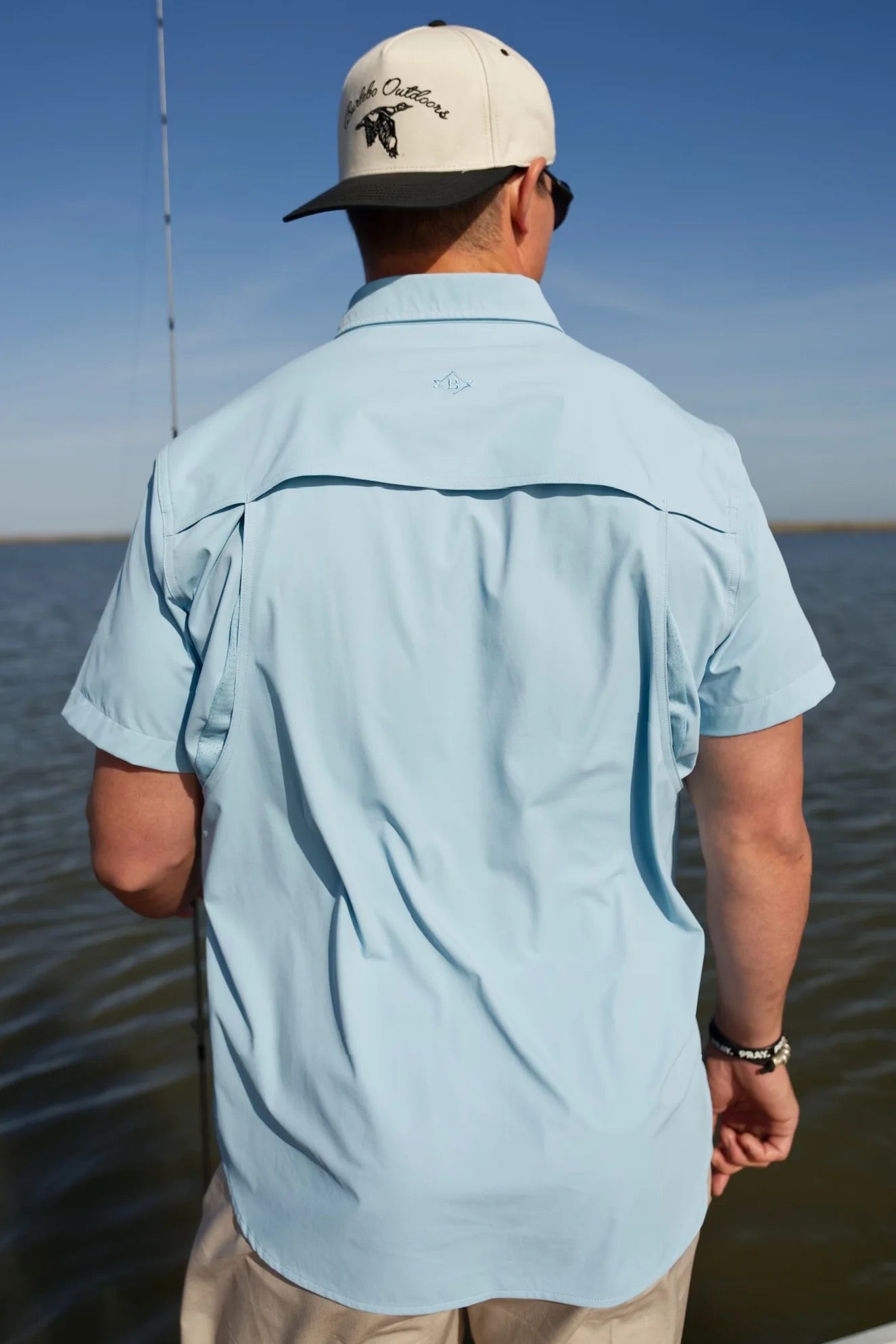 Burlebo Performance Fishing Shirt -Dusty Blue