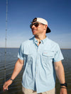 Burlebo Performance Fishing Shirt -Dusty Blue