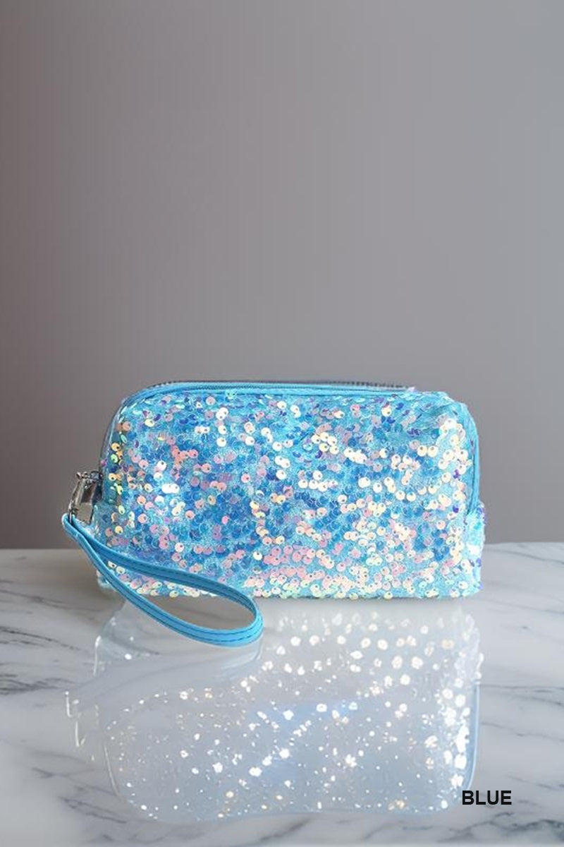 Sequin Cosmetic Bag