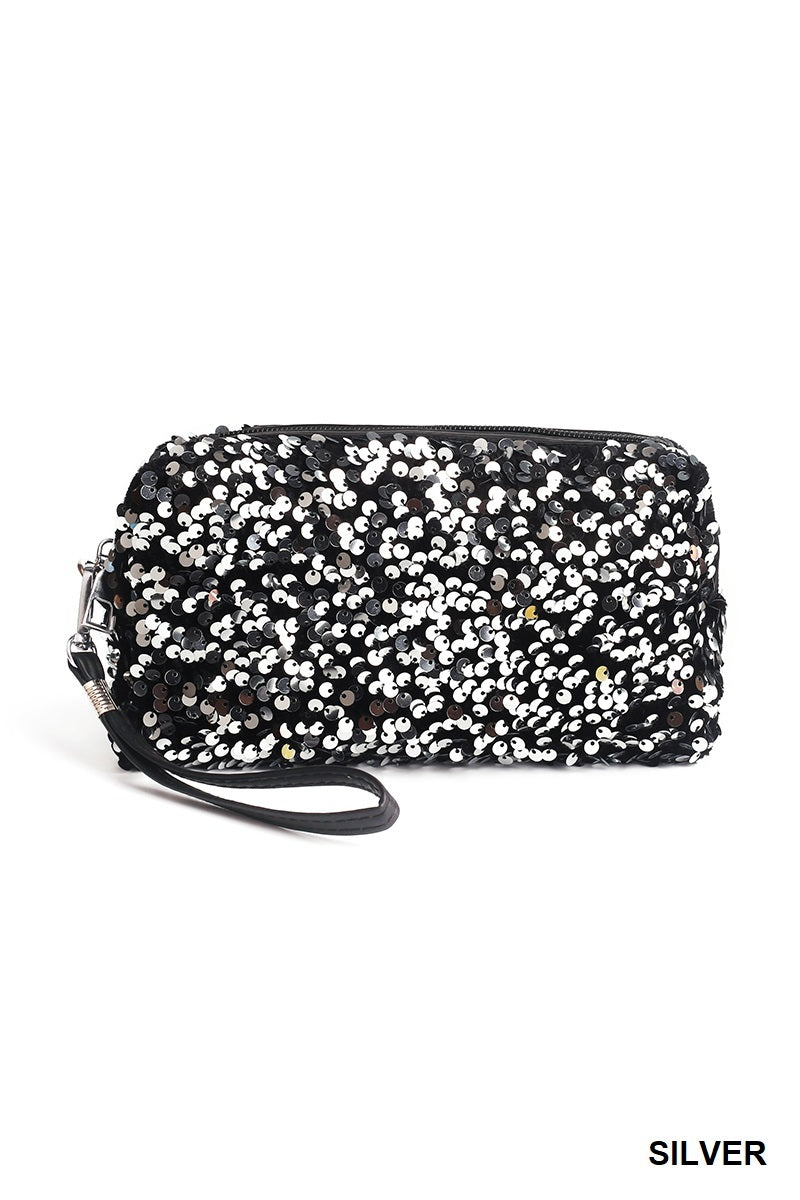 Sequin Cosmetic Bag