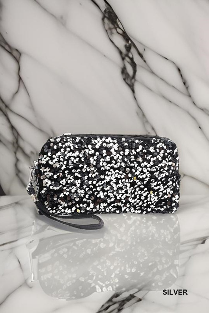 Sequin Cosmetic Bag