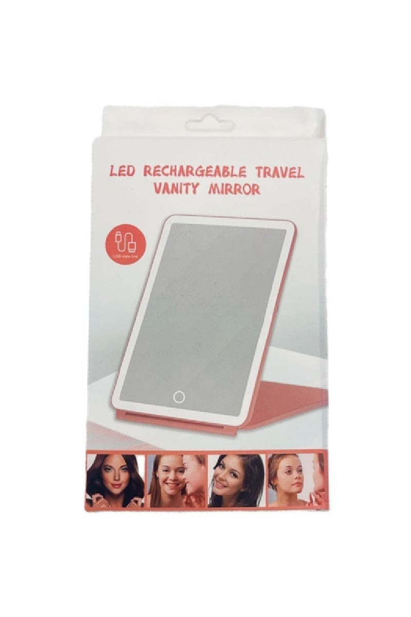 Rechargeable Travel Makeup Cosmetic Vanity Mirror