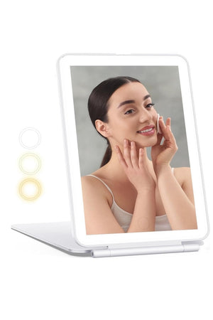 Rechargeable Travel Makeup Cosmetic Vanity Mirror