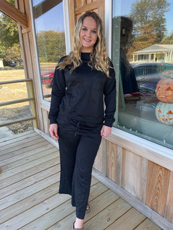 LDC Ultra Loose Textured 2pcs Slouchy Outfit