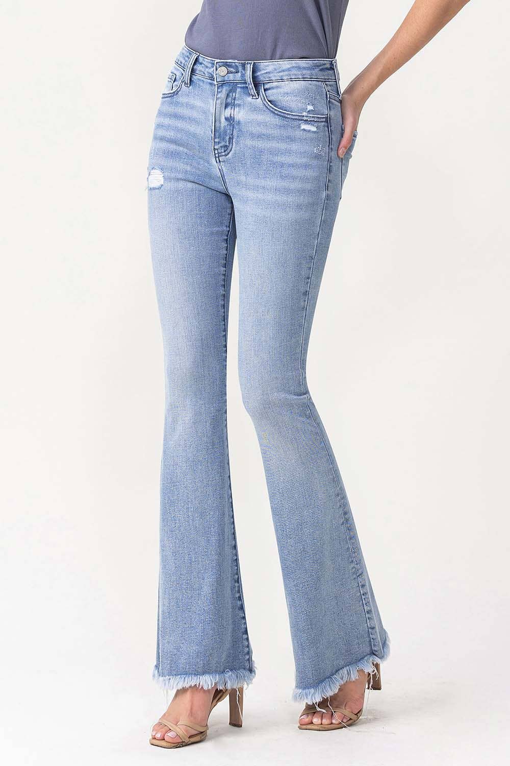 LOVERVET HIGH RISE FLARE JEAN LV1041