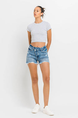 LOVERVET HIGH RISE W LOW FRONT RISE SHORTS LV1085