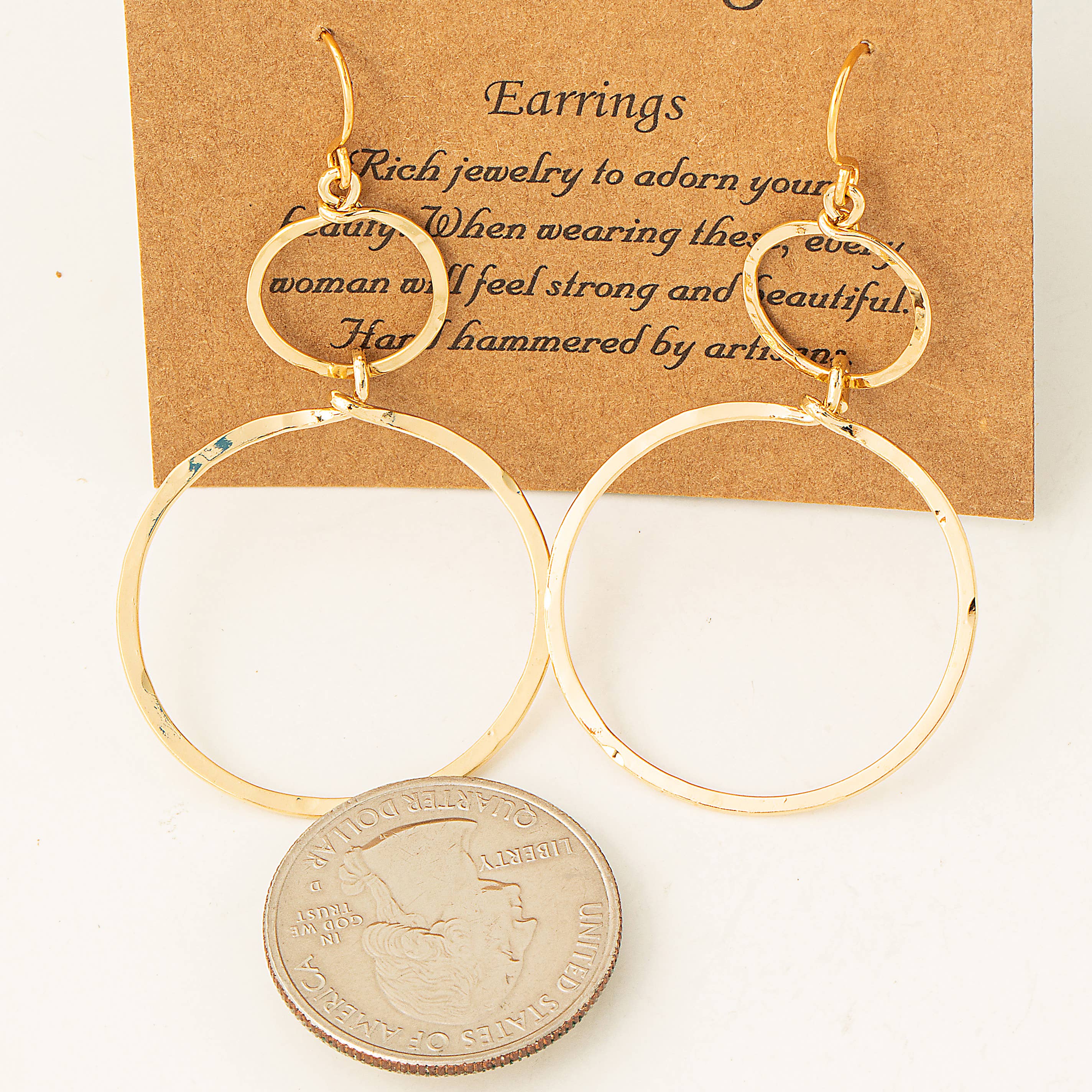 Circle Layered Cutout Earrings