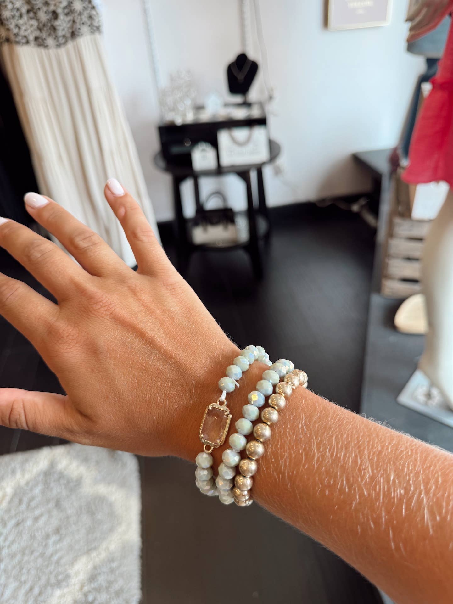 Multi Strand  Beaded Bracelet