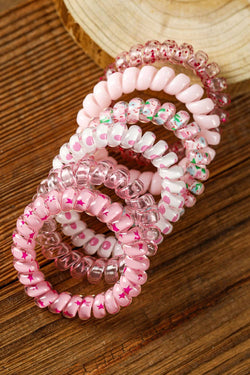 LDC Cute Gradient Starry Dotty Phone Cord Scrunchie Set