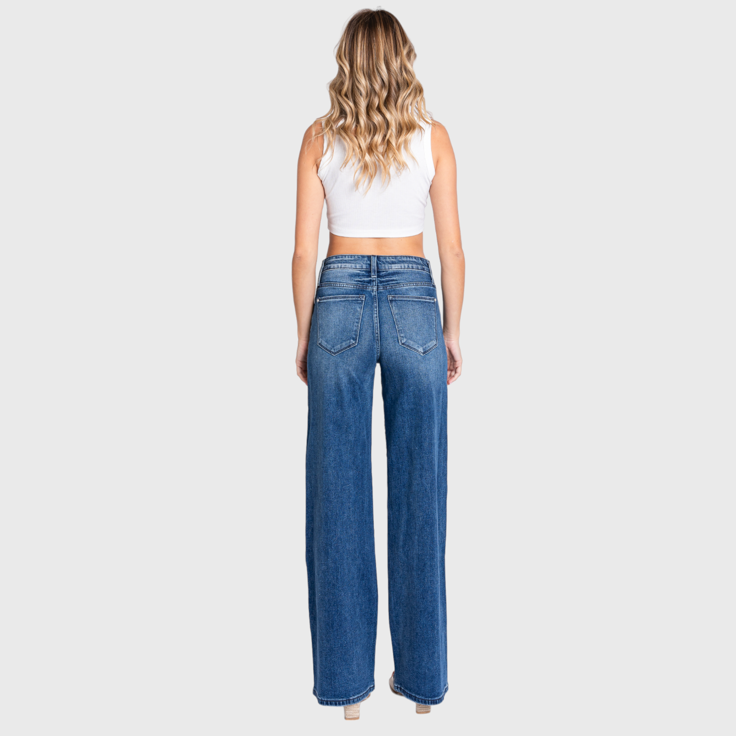 PETRA HIGH RISE COMFORT STRETCH WIDE LEG JEANS