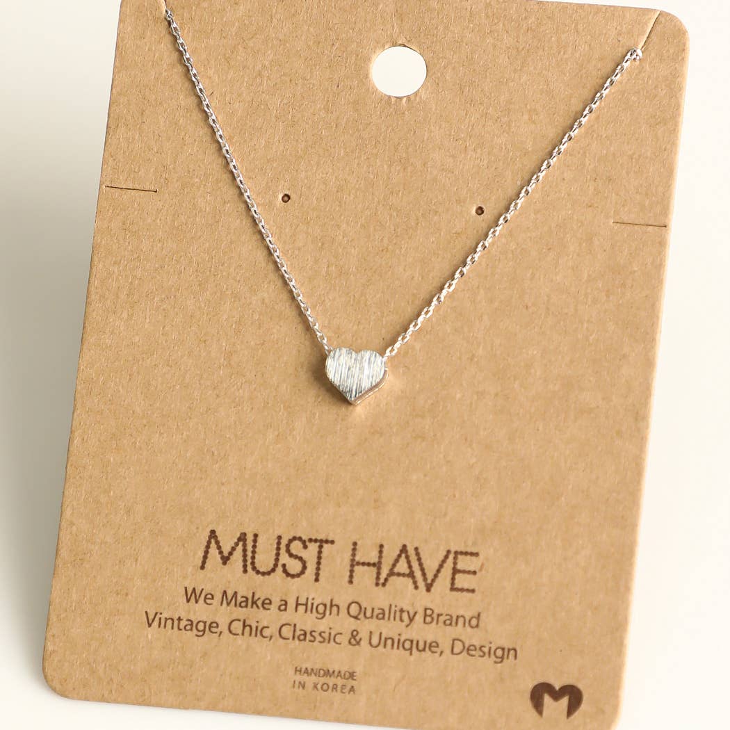 Dainty Heart Pendant Necklace