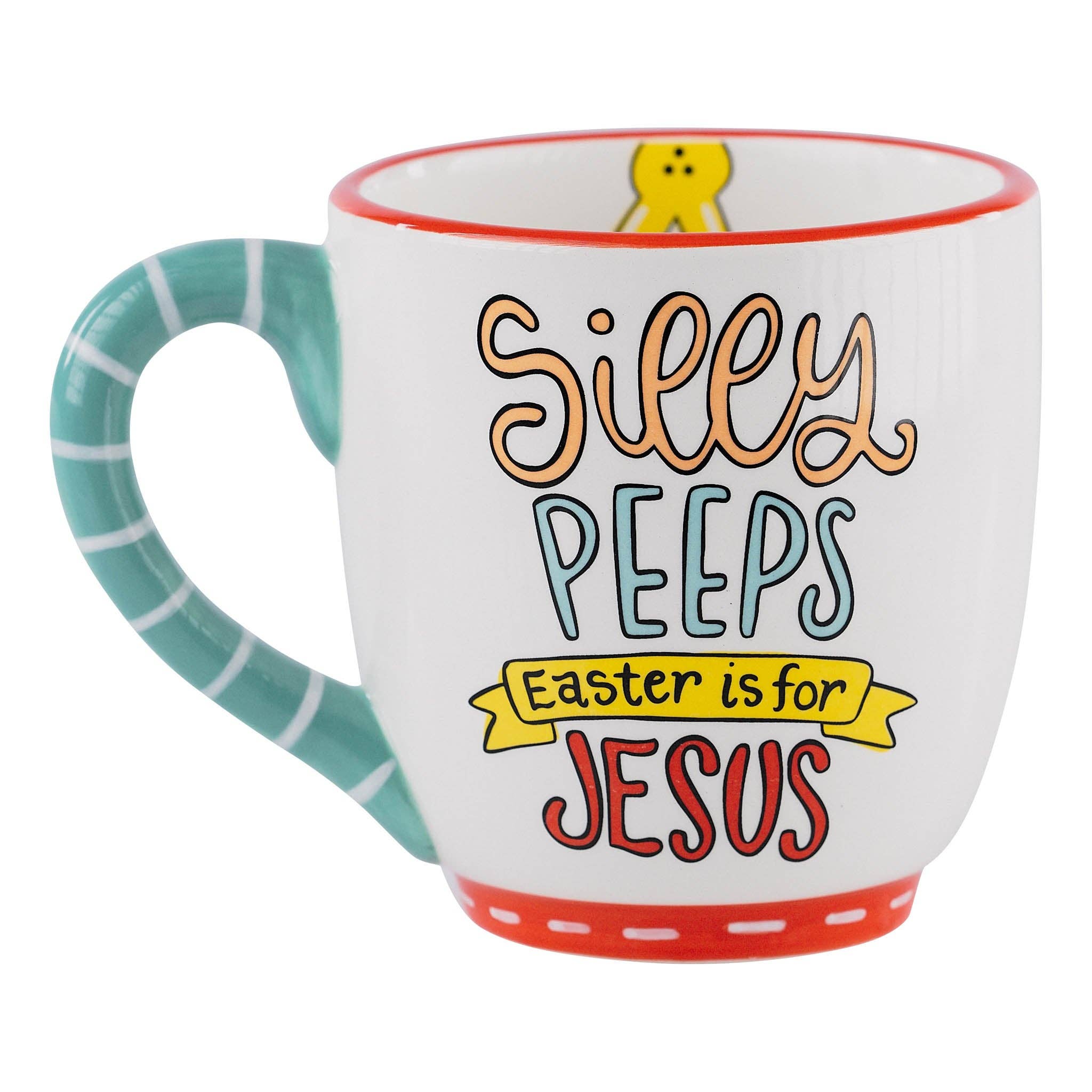 Three Silly Peeps Mug