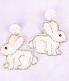 BELLA BUNNY SEED BEAD EARRINGS